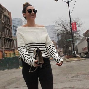 Striped OTS Sweater